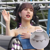 [Redvelet Joy, Jo Yu-ri Necklace] Butterfly Waltz Choker Necklace - Silver Color