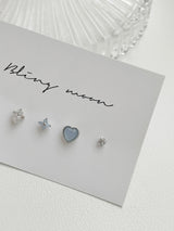 [5 set] winter snowflower piercing set