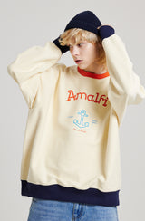 AMALFI INSIDE-OUT SWEATSHIRT [CREAM] (6613790785654)