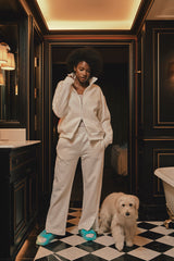 パチーノトラックパンツ/PACINO TRACK PANTS (WHITE)