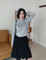 コーデュロイミディスカート/Corduroy Midi Skirt (3color)
