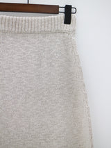 ニットフリンジスカート/Knitted fringe skirt (3color)