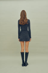 ポイントスリットミニスカート / HIDE Slit Skirt (4606068359286)