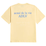 ADLV BASIC SHORT SLEEVE T-SHIRT 2 R LIGHT YELLOW