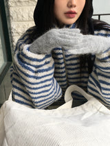 ドットコーデュロイビッグショルダーバッグ