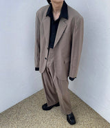 パイプ ピンタック ジャケット / OWN Pipe Pintuck Jacket (Set - Up / 2 colors)