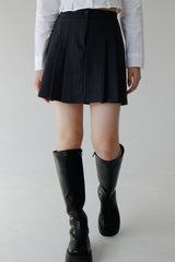 グランドプリーツスカート/Ground Pleated Skirt (2color)