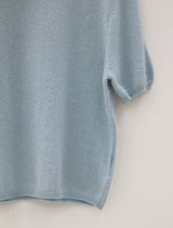 ラクーンタートルスリーブニット / Raccoon Turtle Short Sleeve Knit (3color)