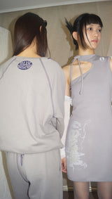 ハクオリエンタルスウェットシャツ / haku oriental sweat shirt [warm gray]
