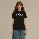 ガーフィールドホログラムTシャツ/LSD Garfield Hologram T-shirt_Black