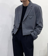 マイクロクロップドジャケット/CR Micro Cropped Jacket (2 colors)