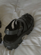 ASCLO Rubber Black Sandals