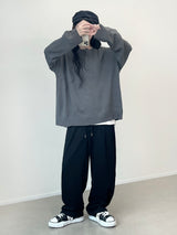 W Round Knit Cardigan