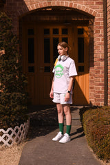 インフィニティーカレッジライフクルーネックアッシュグレイユニセックスTシャツ / Infinite college life crew neck ashgrey Unisex T-shirt