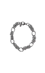 WEAVE CHAIN BRACELET_SILVER