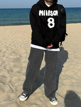 テイルバックピンタックデニムパンツ / TAIL BACK PINTUCK DENIM PANTS