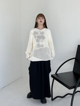 ロペマップニット/Rope Map Knit (2color)