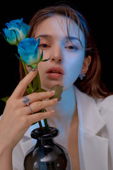 ブルーブロッサムリング/Blue Blossom Ring (silver)
