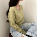 ソフトVネックニットウェア / [Bellide made] Soft V-neck knitwear