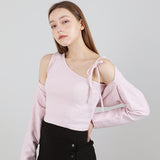 セット リボンノースリーブ&ボレロ / SET Ribbon Sleeveless Bolero Pink