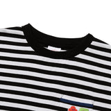 KIRSH X MISAKI KAWAI キッズアートワークストライプTシャツ