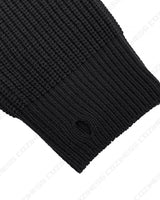 オーバーサイズフィットフードウォーマーニット/Oversized fit hooded warmer knitwear (2 colors)