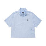 モノチェリーウーブンハーフプルオーバー／MONO CHERRY WOVEN HALF PULLOVER [SKY]