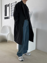 Well Vintage Washing Long Wide Denim Pants (209) (6568257716342)