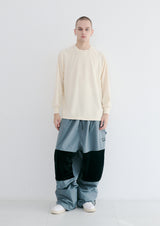 クラシックロゴテリーロングスリーブ / BSR2223FWPO087 CLASSIC LOGO TERRY LONG SLEEVE CREAM