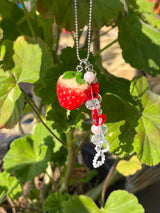 ストロベリーレッドキーリング / MADE strawberry red Keyring