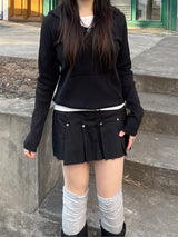 ミックスフードスウェットシャツ / Mixed hooded sweatshirt.
