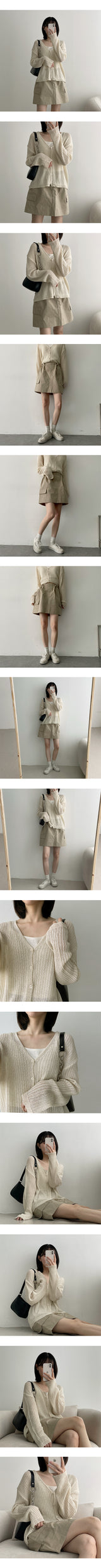 ファーミーウエストストリングカーゴミニスカート / Furme Waist String Cargo Mini Skirt