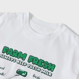 フレッシュミルククルーネックユニセックスTシャツ / Fresh milk crew neck Unisex T-shirt