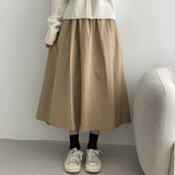 バンディングフレアスカート / banding flare skirt
