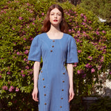 ボタンステッチラインドレス / Button Stitch Line Dress