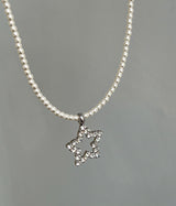 パールスターネックレス / pearl star necklace
