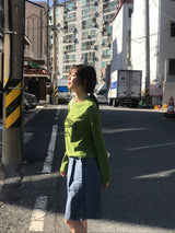 ビーライクバミューダデニムパンツ