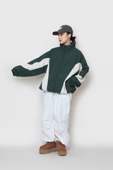 ウェーブカラーリングジップアップ / Wave Coloring Zip-Up
