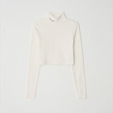Logo High-neck Heat Crop T