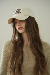 NOSTALGIA baseball cap_ivory