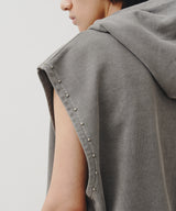 STUDS VEST HOODIE (GRAY)