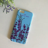 ラベンダーアンダークラウド スマートフォンケース/Lavender Under Clouds (Galaxy) Matt Hard Case