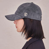 VA Square Suede Ball Cap / Charcoal