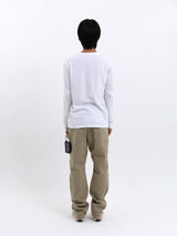 BASIC SAFARI CARPENTER COTTON PANTS (BEIGE)