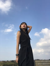 ニュームーンピンタックロングワンピース