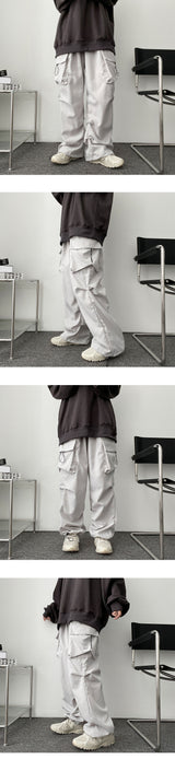 Shirring String Banded Cargo Pants