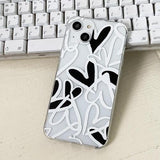 ハートグラフィティホワイトフォーンケース / Heart Graffiti white Phone Case