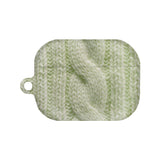 (03 baby Green) Twisted Knitted matte AirPods Case
