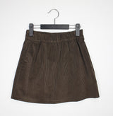 フラットミニスカート/Flat mini skirt (4color)