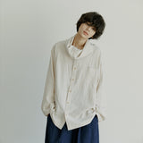 マフラーシャツ / unisex muffler shirts beige